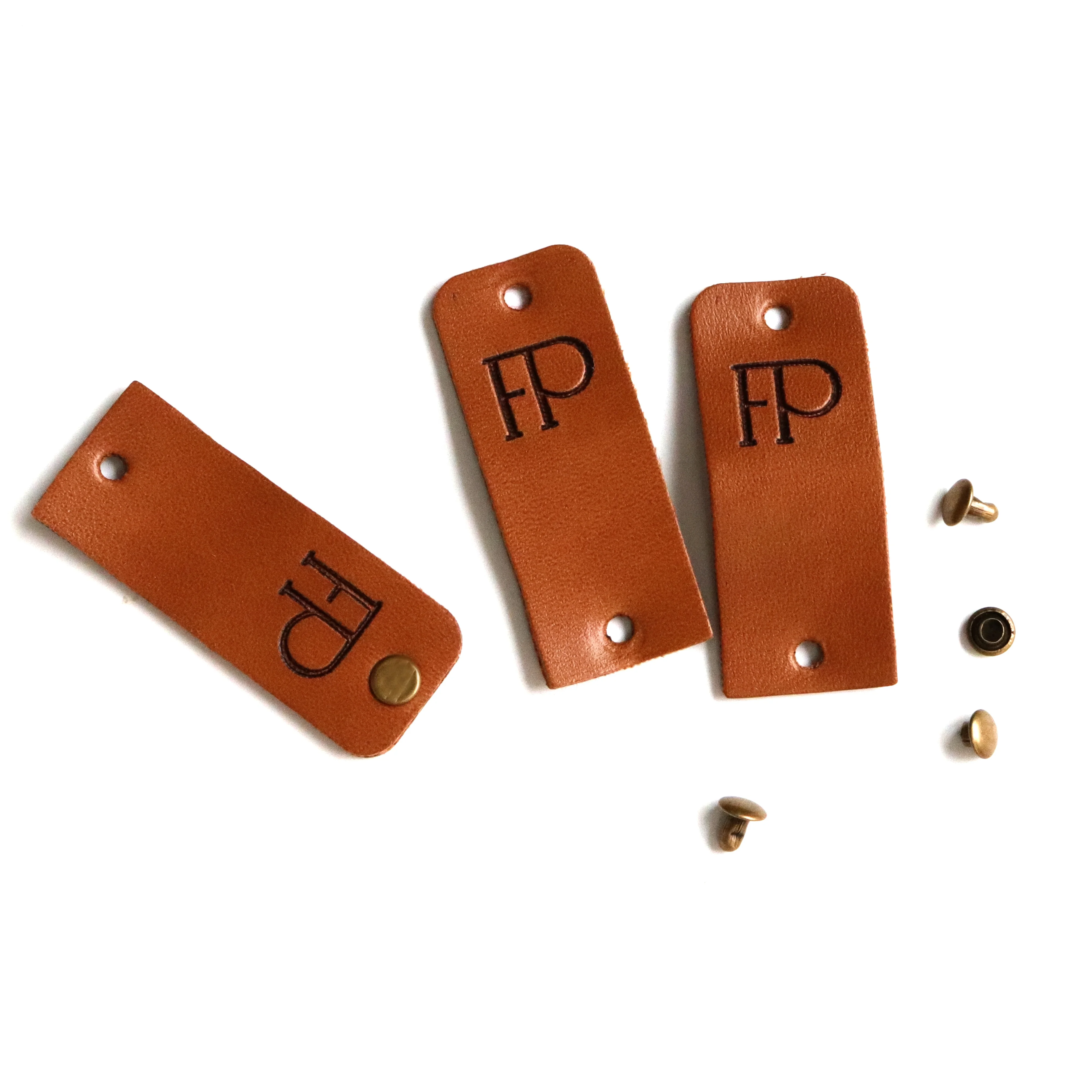 Custom Laserable Leatherette Hat Rectangle Patches Iron on Leather Patch Circle PU Logo Laser engrave vegan leather patch