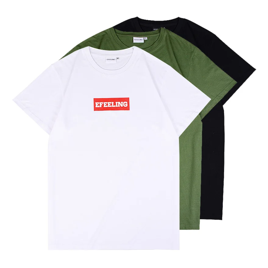 Men Tshirts Cotton 100% Short Sleeve T-shirt Men Custom Silk Screen Printed Tshirts T-shirt