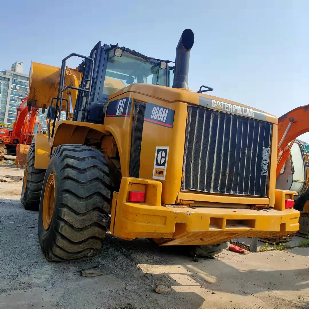 Фронтальный погрузчик CAT б/у 966H колесный на продажу оригинальное японское тяжелое оборудование надежное качество