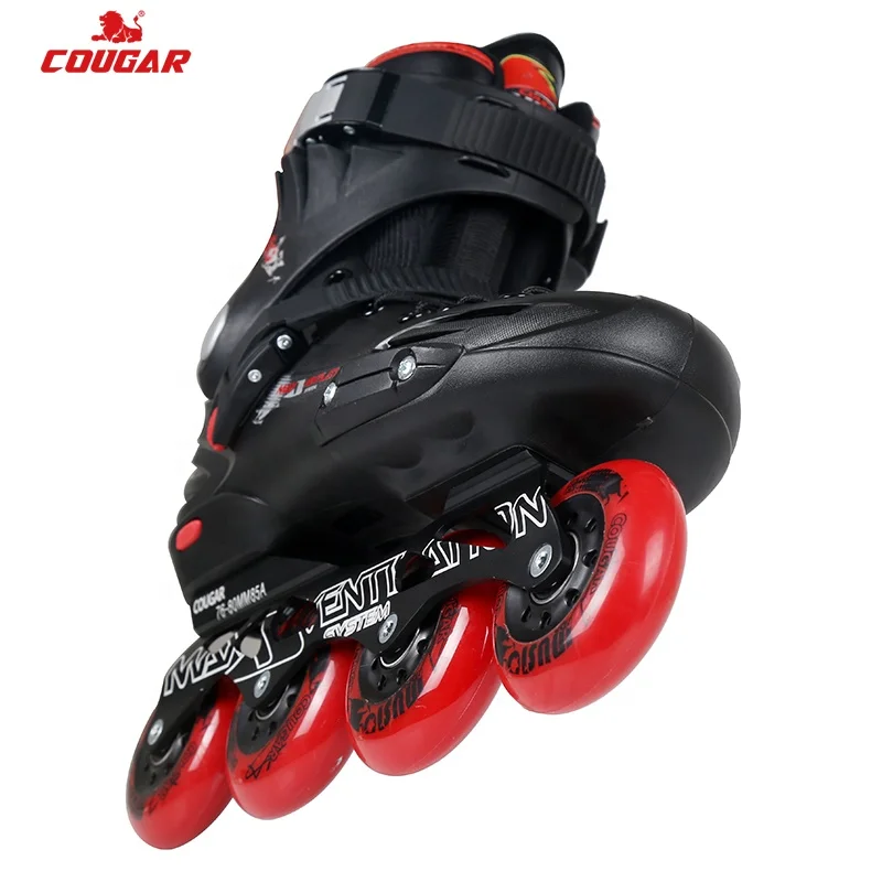 Wholesale Custom Skating Shoes 72mm 76mm 80mm PU Wheels Four Roller Skates Shoes For Adult