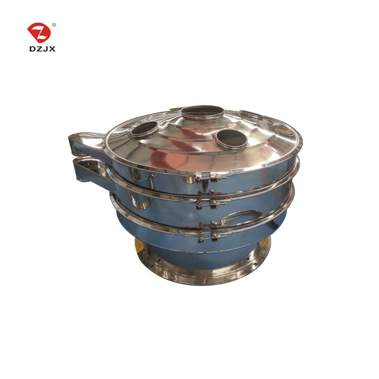 Soybean Rice Sieving Machine Rotary Vibrating Screen Powder Sift Machine