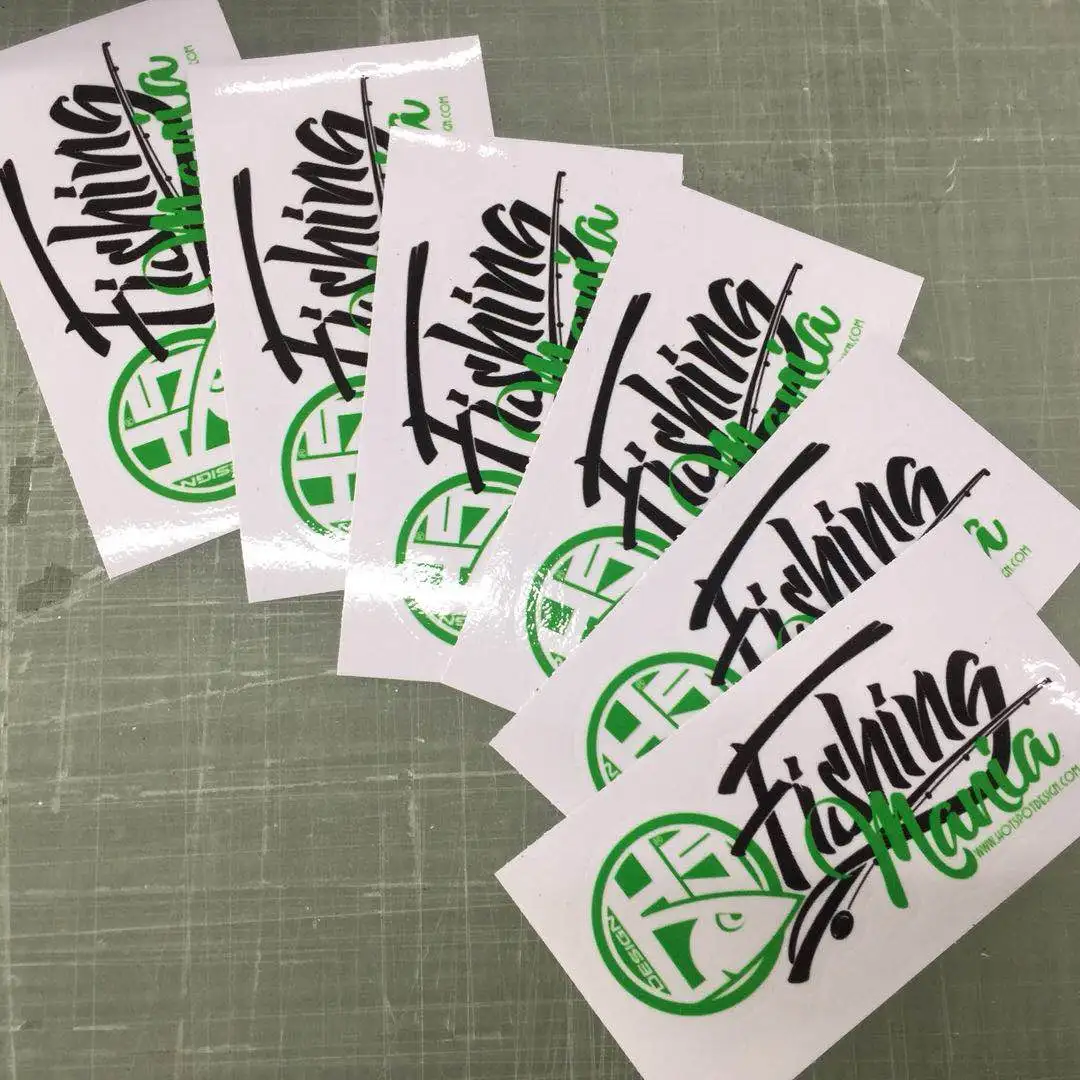 Высекающие высококачественные УФ-стойкие виниловые наклейки на заказ, наклейки из ПВХ