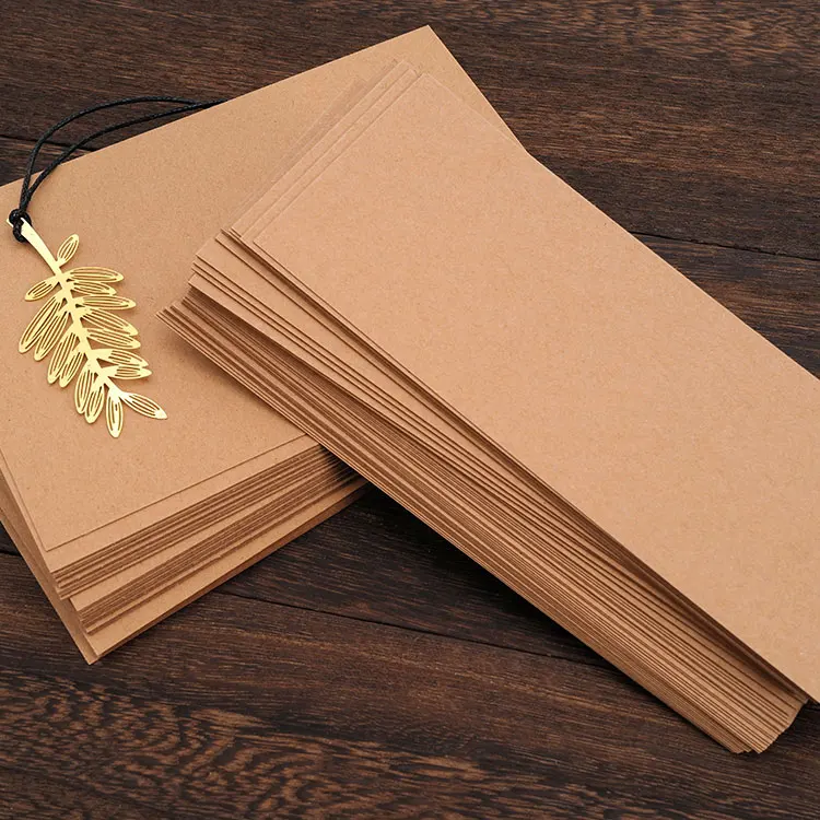 DIY creative blank postcard Word card Blank hand-painted Dutch white card dyed toning test card paper