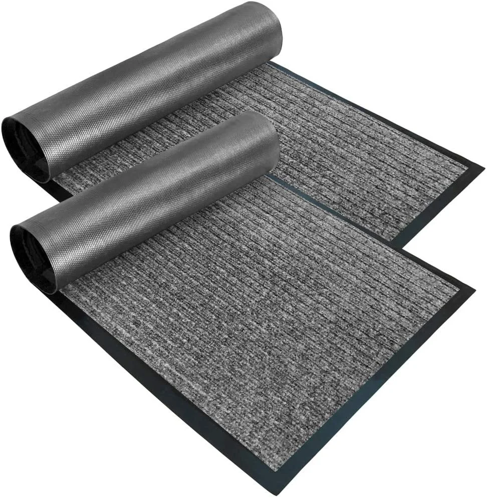 High Quality Stripe Carpet Anti Slip Entrance Ribbed Carpet Rolls Floor Mat Custom Commercial Polyester Luxury Carpet
