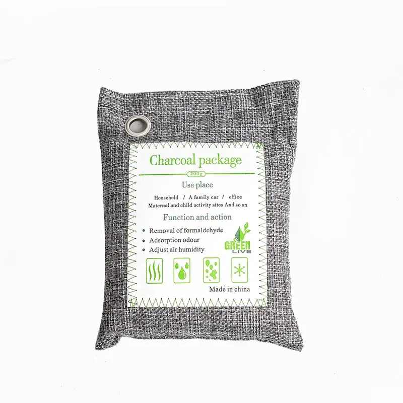 Activated Carbon Natural Air Purifying Bags Bamboo Charcoal Bag for Shoes Deodorizer