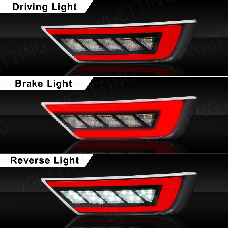 Led DRL Fog Lamp Driving Light Taillight Reflector for Ford Ecosport Focus Hatchback 2013 2014 2015 2016 2017 2018 2019 2020