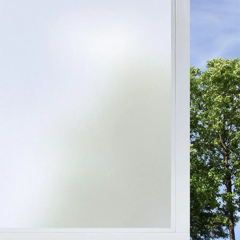 High quality strong glue white matte window film decoration white frosted film privacy protect opaque glass window building film