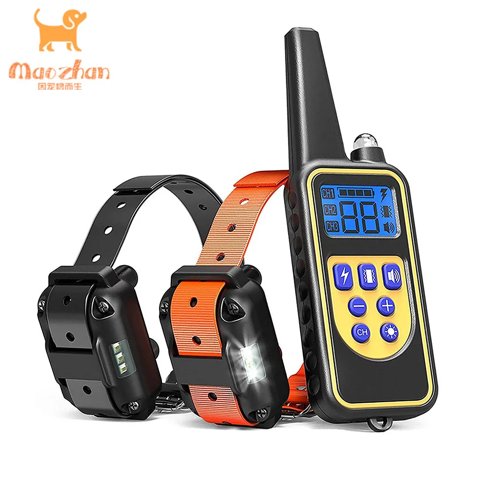 Electronic Remote Pet Dog Training E Collar Shock Collar Dog Training Electric Remote Training Dog Collar