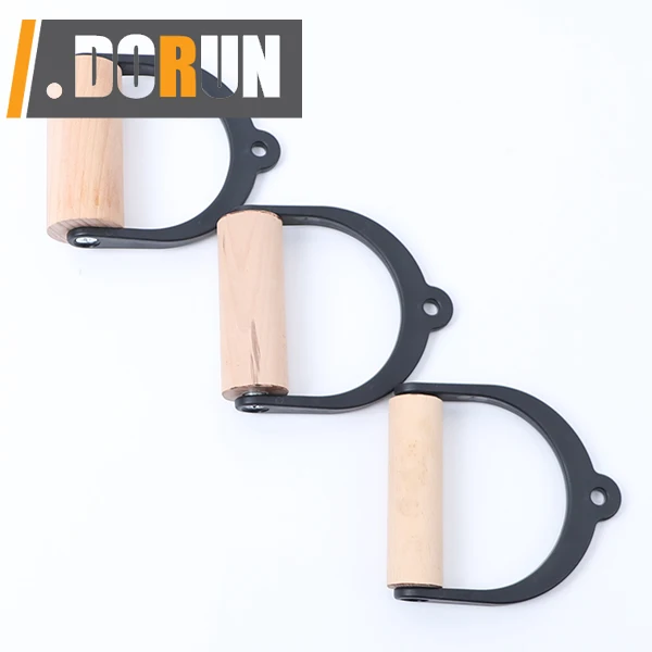 Wooden Arm wrestling Exercise Handle Metal Handle with Pronation Square Grip Wrist Exerciser Wrist and Forearm Strengthener