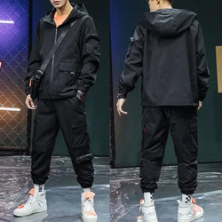 Custom logo Mens Track Suits 2 Piece Long Sleeve Jogging Suits Active Jackets Pants Outfit Casual Tracksuits