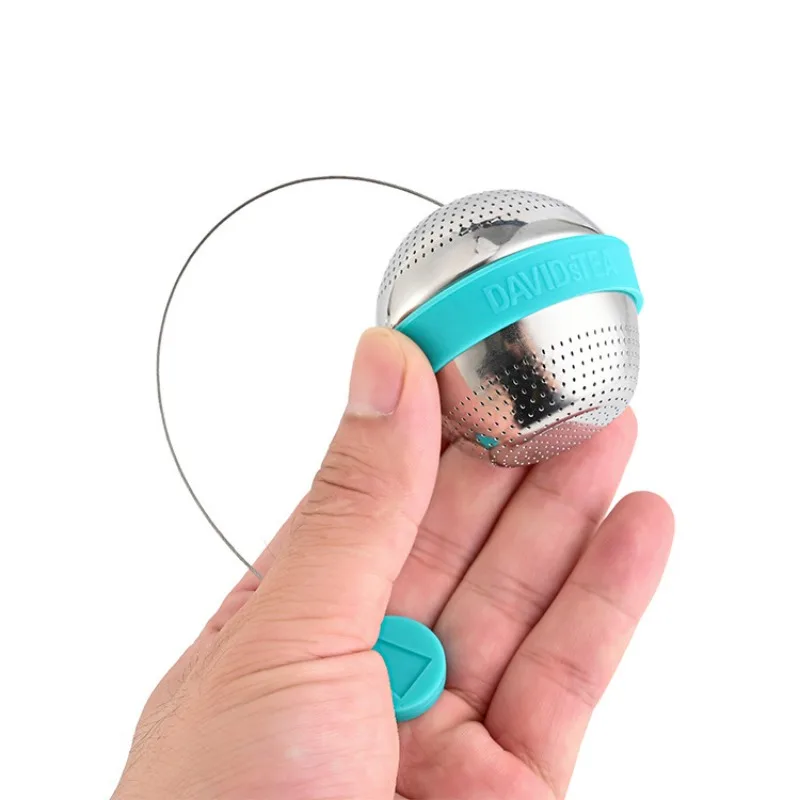 Ball Shape 304 Stainless Steel & Silicone Tea Ball Infuser for Loose Tea