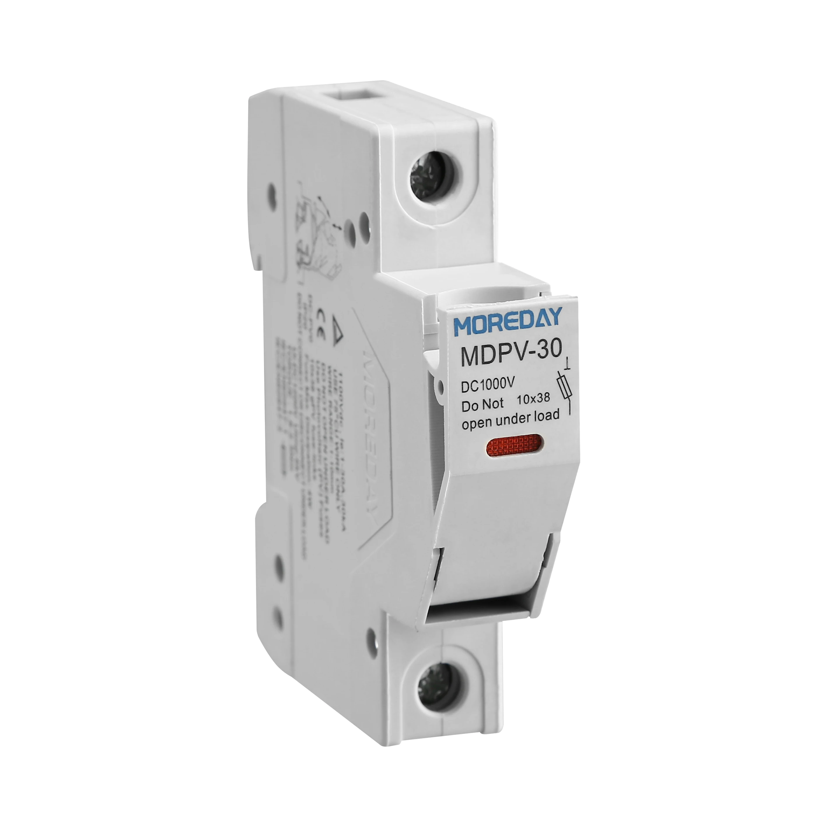 Solar PV Fuse Holder Fuse Link MDPV-32  10*38m 1P 1000V 1500V 6A 10A 15A 16A 20 25A 32A light monitor solar protect system