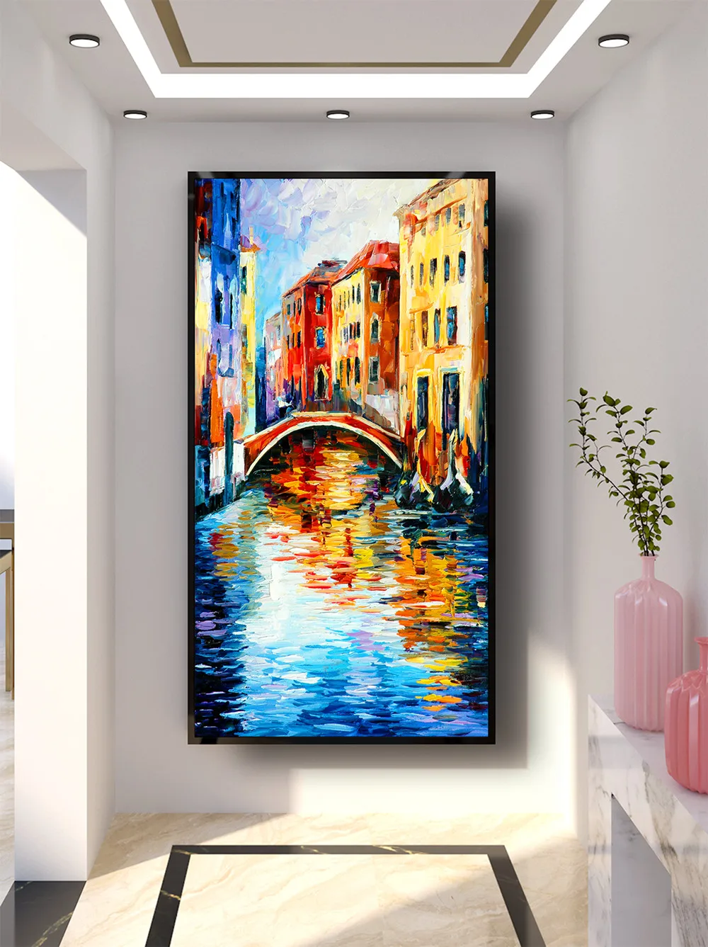 Abstract Canvas Wall Art  Oil Painting Home Decoration Vintage Print Posters Modern Living Room Decor Pictures Or 3D print