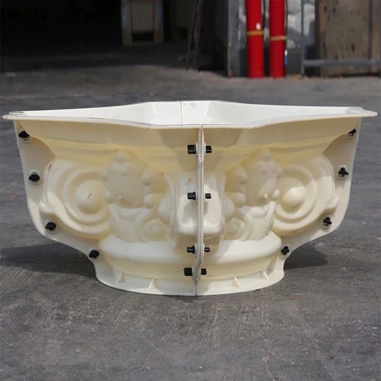 Factory precast plastic balcony baluster mold and roman vase column pillar mould for concrete