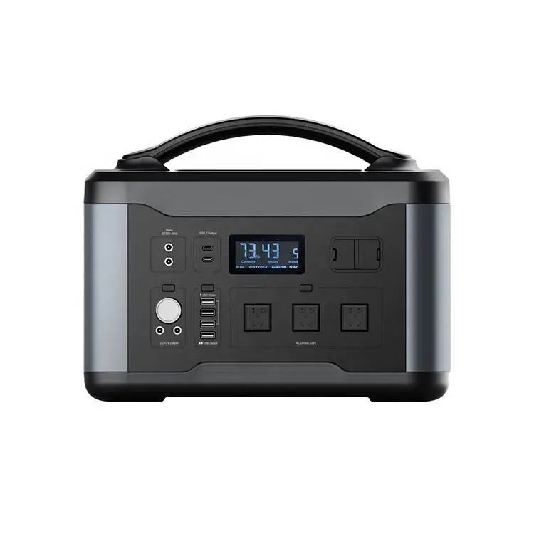 Solar Generator 1000W Lithium Battery Solar Portable Power Station For Camping Food Truck Explorer Phone