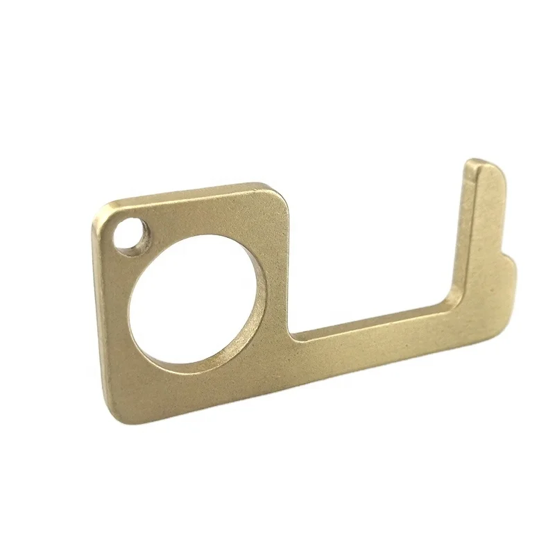 Copper Door Opener Hands, Handsfree Door Opener Brass