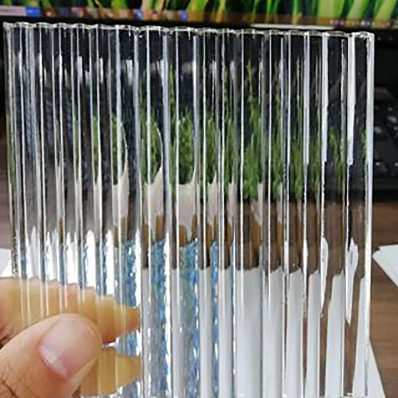 High Quality Moru 5mm 8mm Tempered Pattern Glass Decorative Flute Glass For Indoor Decor Pattern Glass