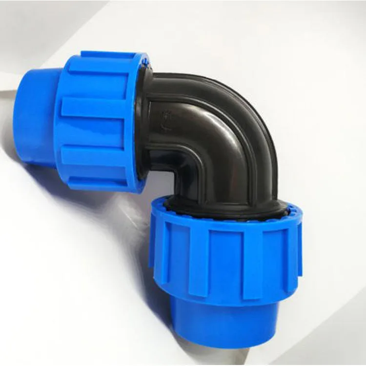 PP pe compression tee elbow hdpe pipe fittings irrigation for water supply