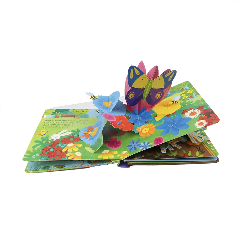 Pop up Books Customized English Story Educational 3D Offset Printing Customization Oem Hot Sale Kids Baby for Children Art Paper
