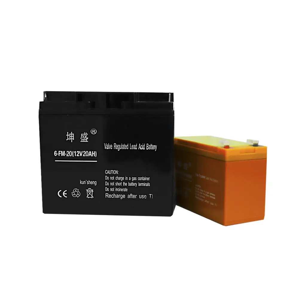 Rechargeable 12v 20ah 20hr 5.6kg Agm Electric Scooter Bicycle Battery Golf Cart Battery Sealed Lead Acid Batteries