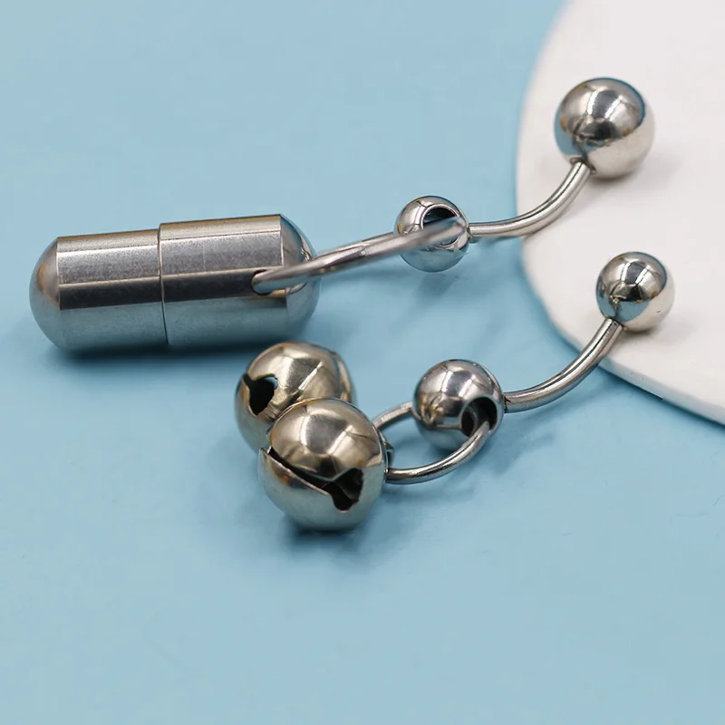 Getta jewelry 316L stainless steel Genitals piercing pictures stone Door Knocker VCH Piercing Barbell