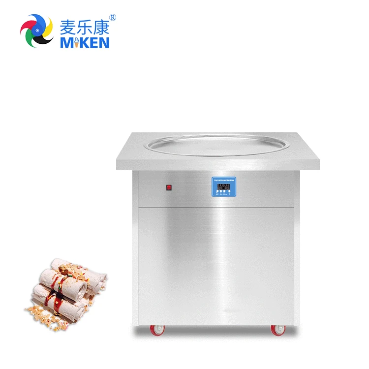 MK-PF1R Ice Roll Machine Ice Maker Stainless Steel Single Pot Chiller