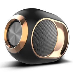 Electroplating Subwoofer Wireless TWS BT5.0 Dual Channel Support Hands-Free Calling Mini Wireless Portable Speaker