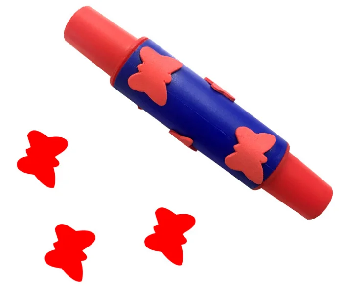 Kids Art Craft Sponge Kit Set Foam Roller Paint Flower Stamp