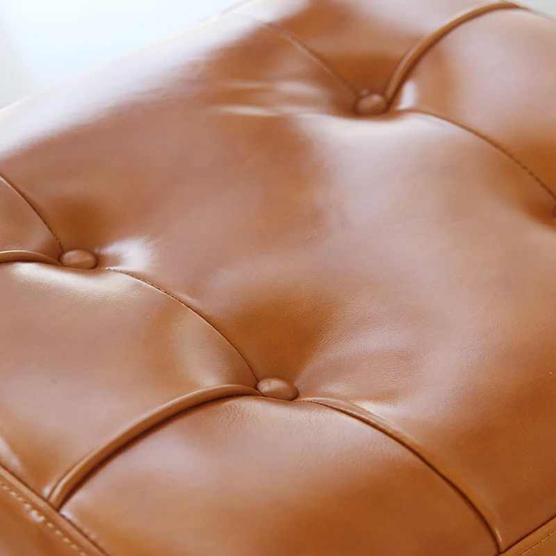 Modern designer vintage medieval luxury leather rattan dining chair stainless steel frame for dining room restaurant cafe