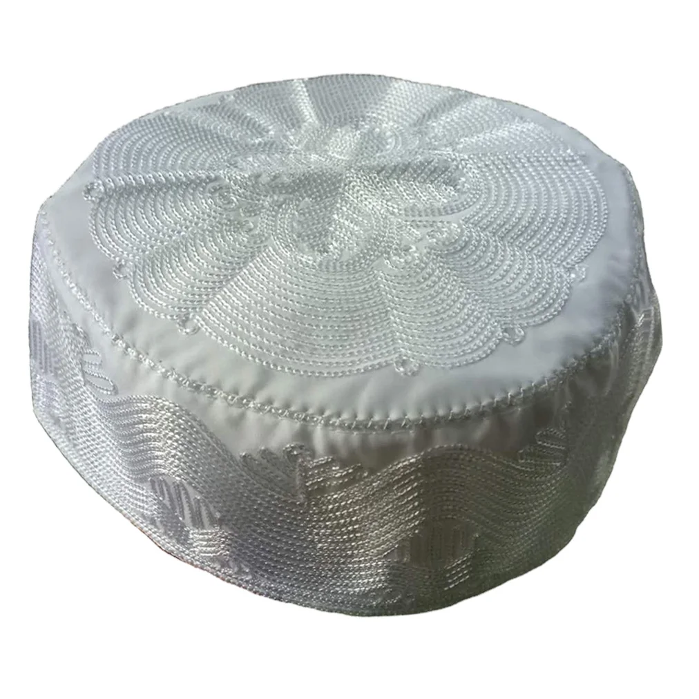 Muslim prayer caps men, white