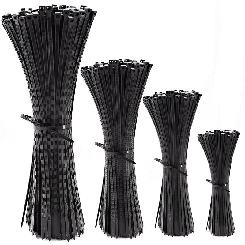 High Quality UV Resistant Nylon Cable Tie Plastic Zip Tie 4.8*250 MM Self-locking Cable Tie