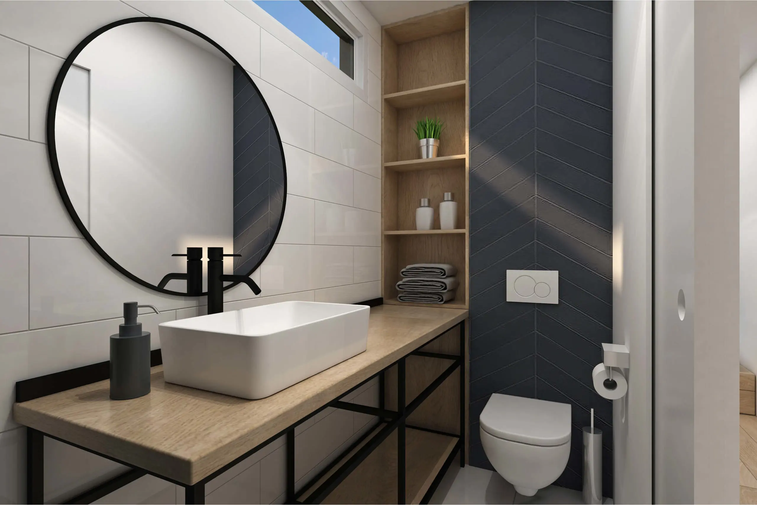 Tiny Homes Ready To Live In 20Ft 40Ft New Luxury Modular Shipping Container House With Bathroom Vanity With Sink