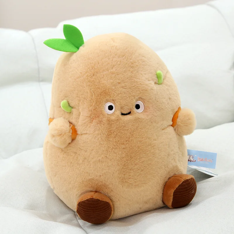 Set Dudu new cute potato king doll Hamburger figure cartoon bread potato plush toy