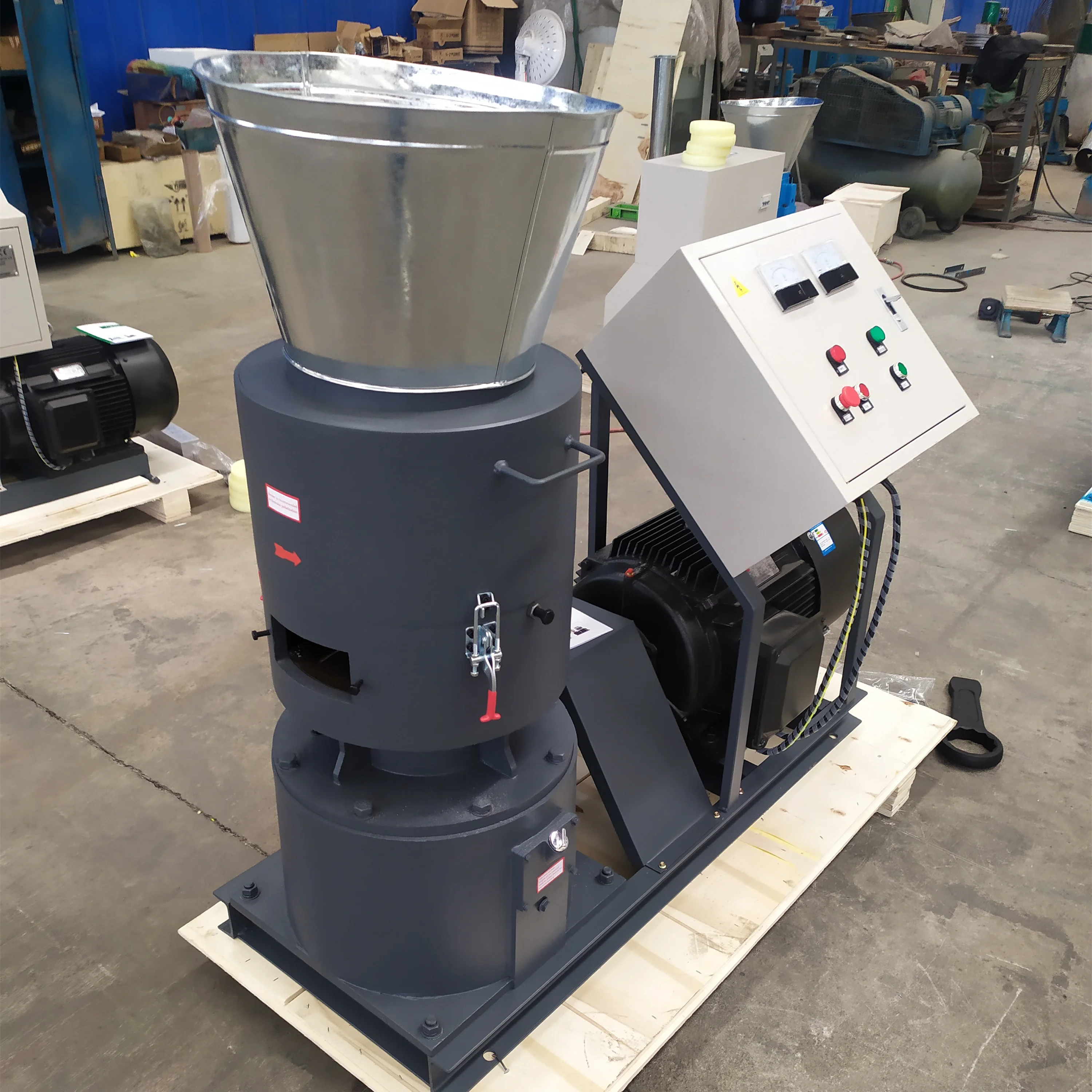 High efficiency wood pellet mill pelleting machine line wood pellet production