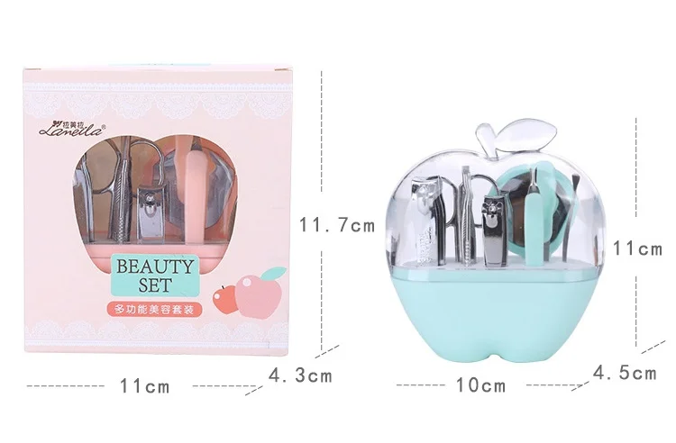 Stainless Steel Manicure Set Travel Grooming Kit Professional Personal Care Tool nail clipper set