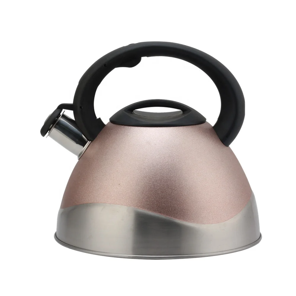 Suitable for induction, 3 L, stainless steel  kettle with whistle