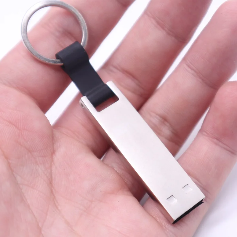 Wholesale  2022 New Style 16gb USB flash drive with keyring 8GB Mini stainless steel  USB flash drive  8gb With PU Key Chain