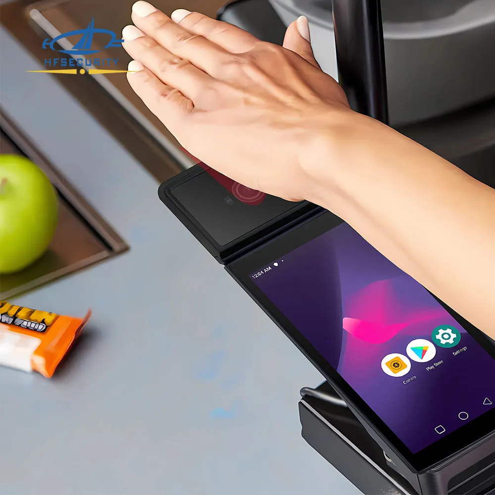 HFSecurity HP605PV Пальмовая Вена pos кассовый аппарат с поддержкой цифровой оплаты в супермаркете