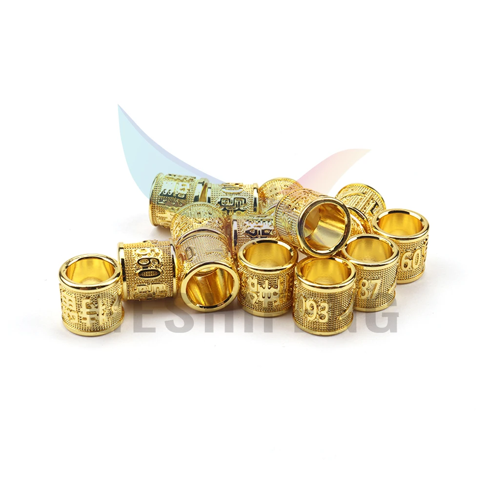 Other Pet Products Bird Accessories Round Copper Pigeon Foot Rings For Birds Leg Ring