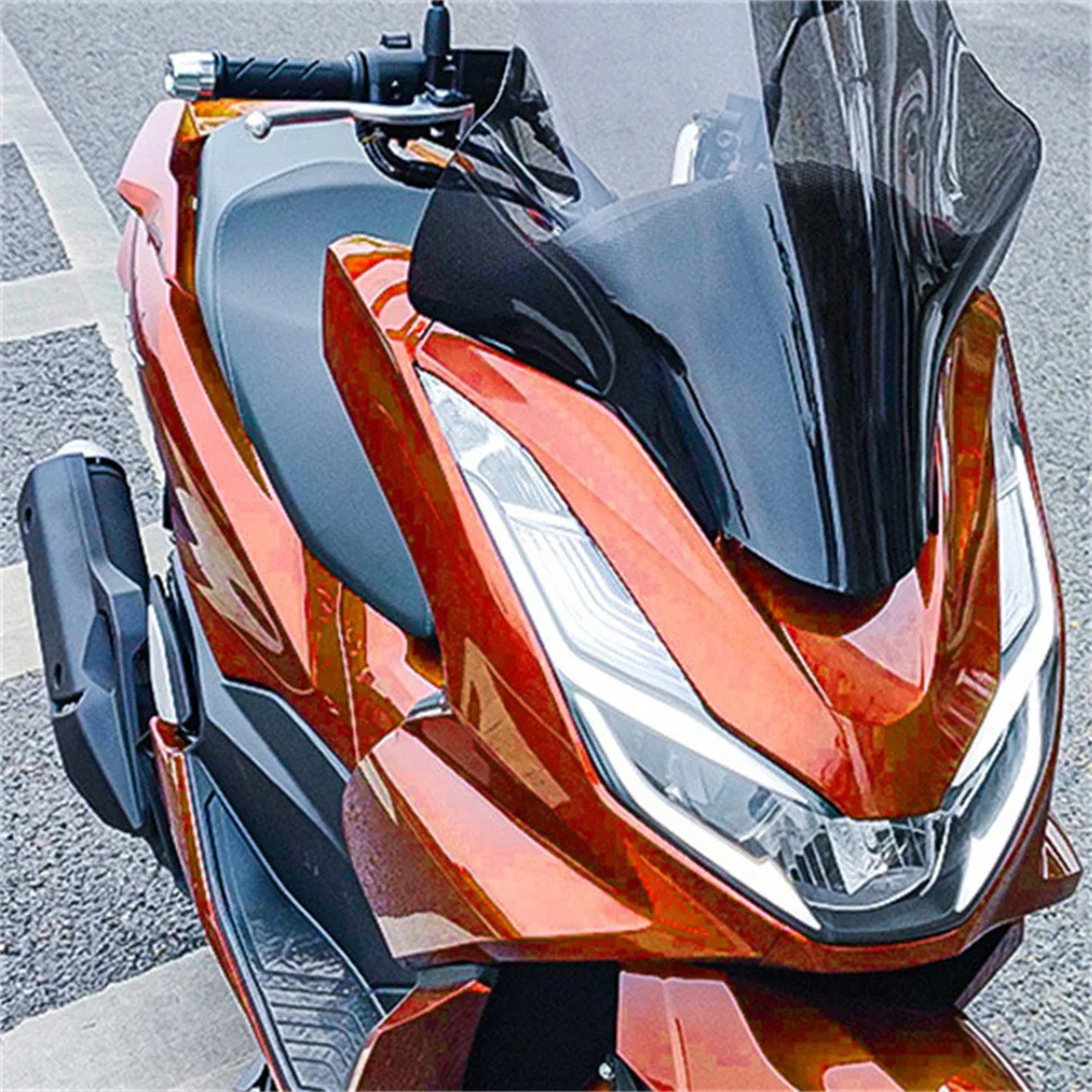 Motorcycle ABS Plastic Double Bubble Windshield Fairing Windscreen Screen Deflector For HONDA PCX 160 PCX160 2021 2022