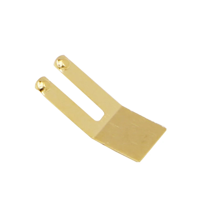 Metal Clip spring steel gold plated aa battery contact socket spring Negative contact plate