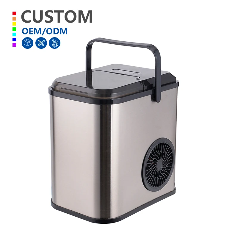energy saving portable ice maker 12 square cube ice machine for home 220v 110v mini ice machine with CE, GS,ETL,REACH