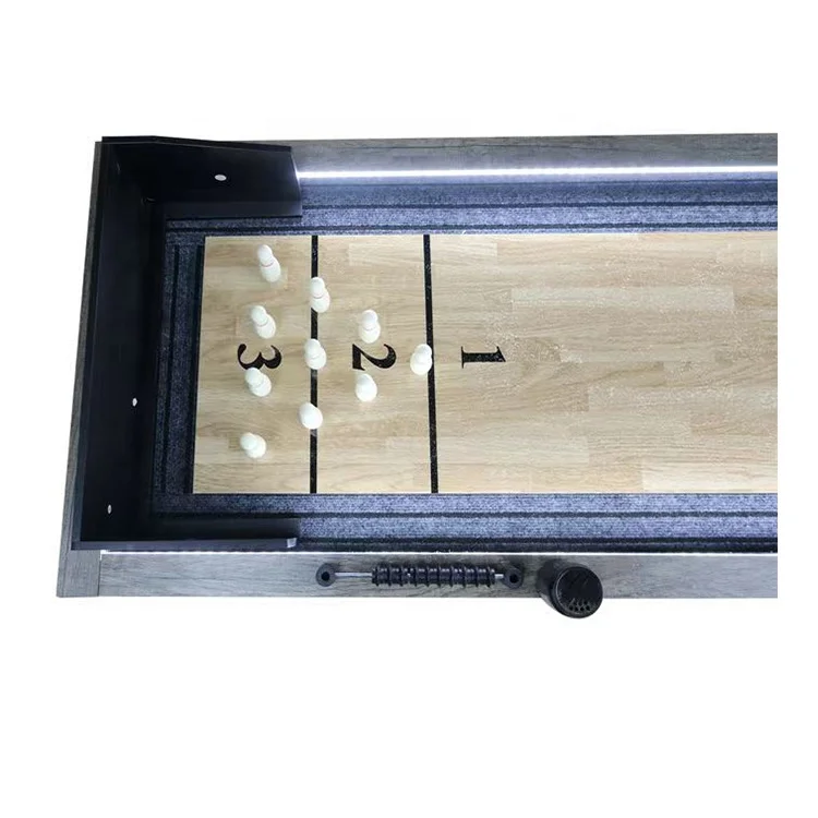 Cheap price mdf 9ft Table Shuffleboard Game for Bars and Basement