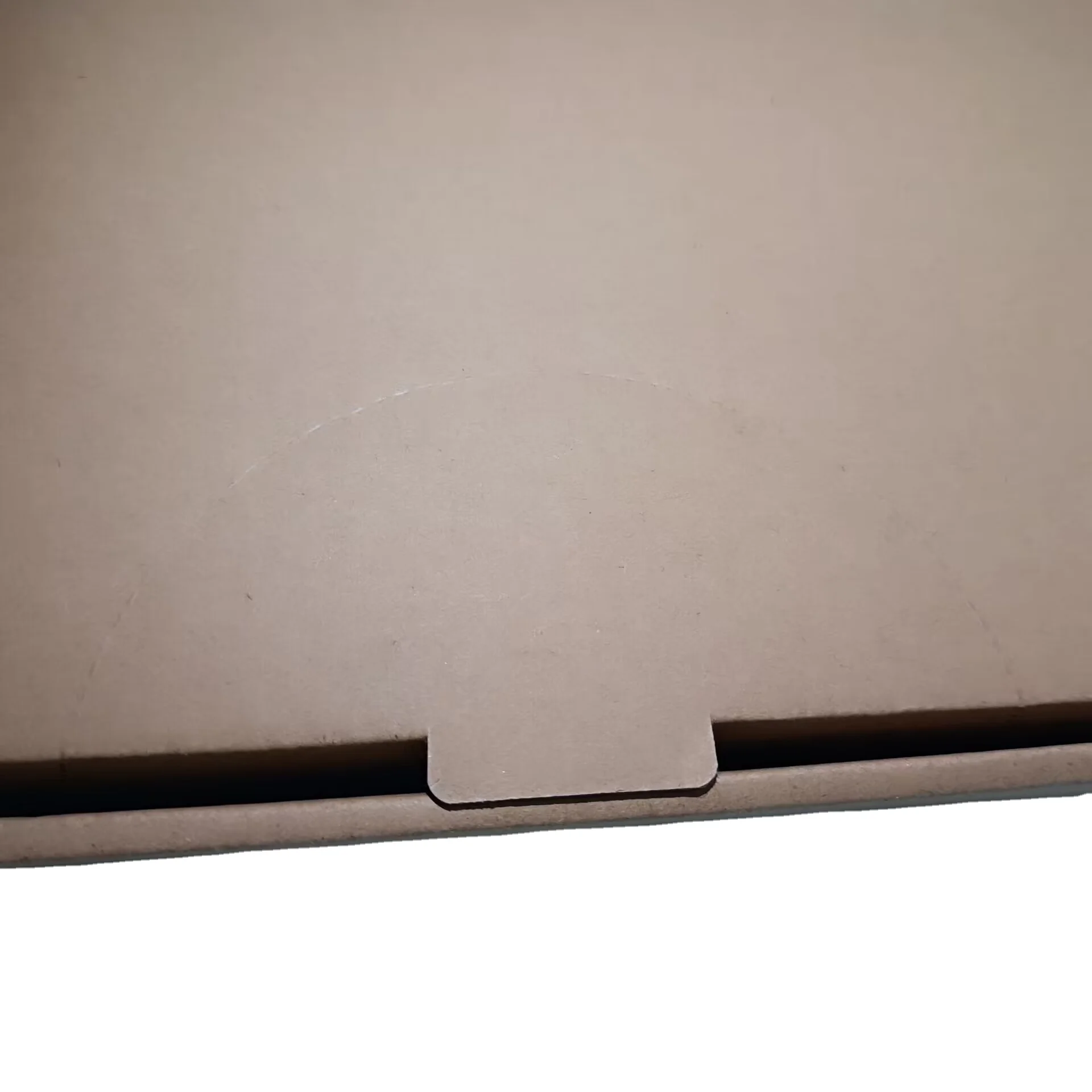 SP2769 Simple Kraft Corrugated Board Pizza Box Customizable with Personalized Logo Krafe paper brown pizza box