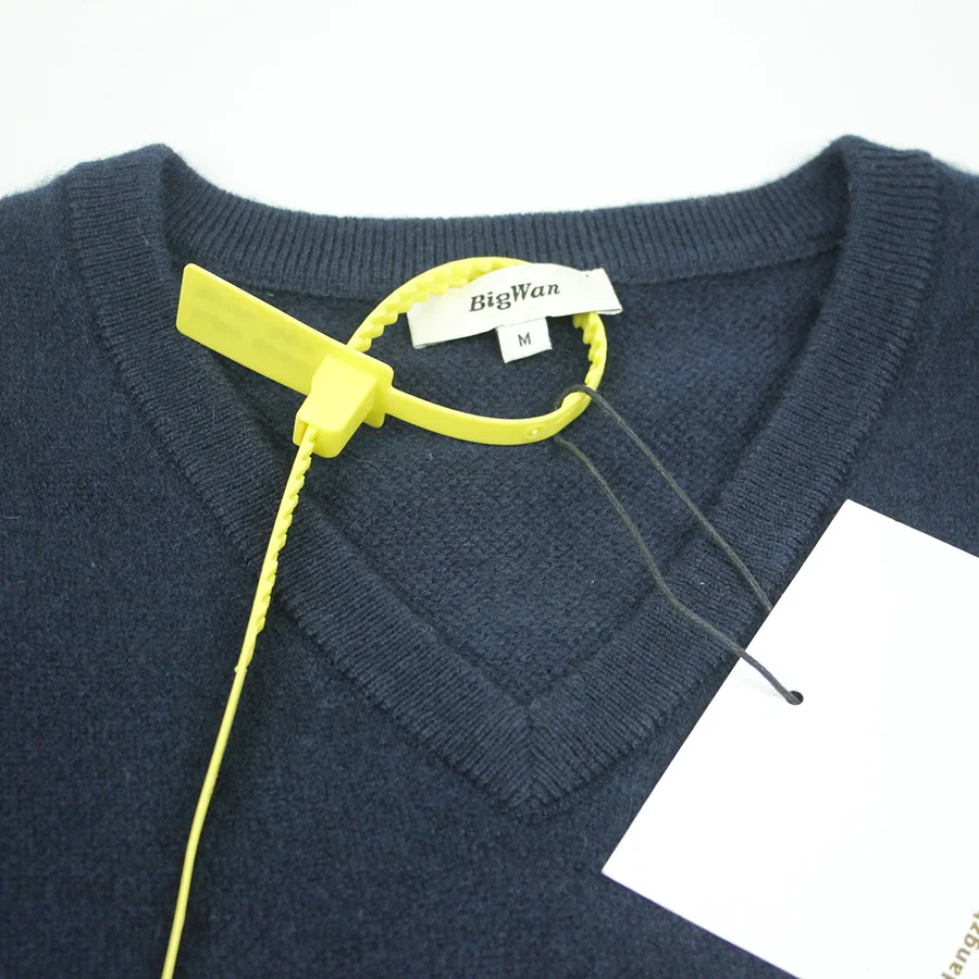 High quality winter luxury pure 100% cashmere knit pullover custom v neck men cashmere sweater manufacturers