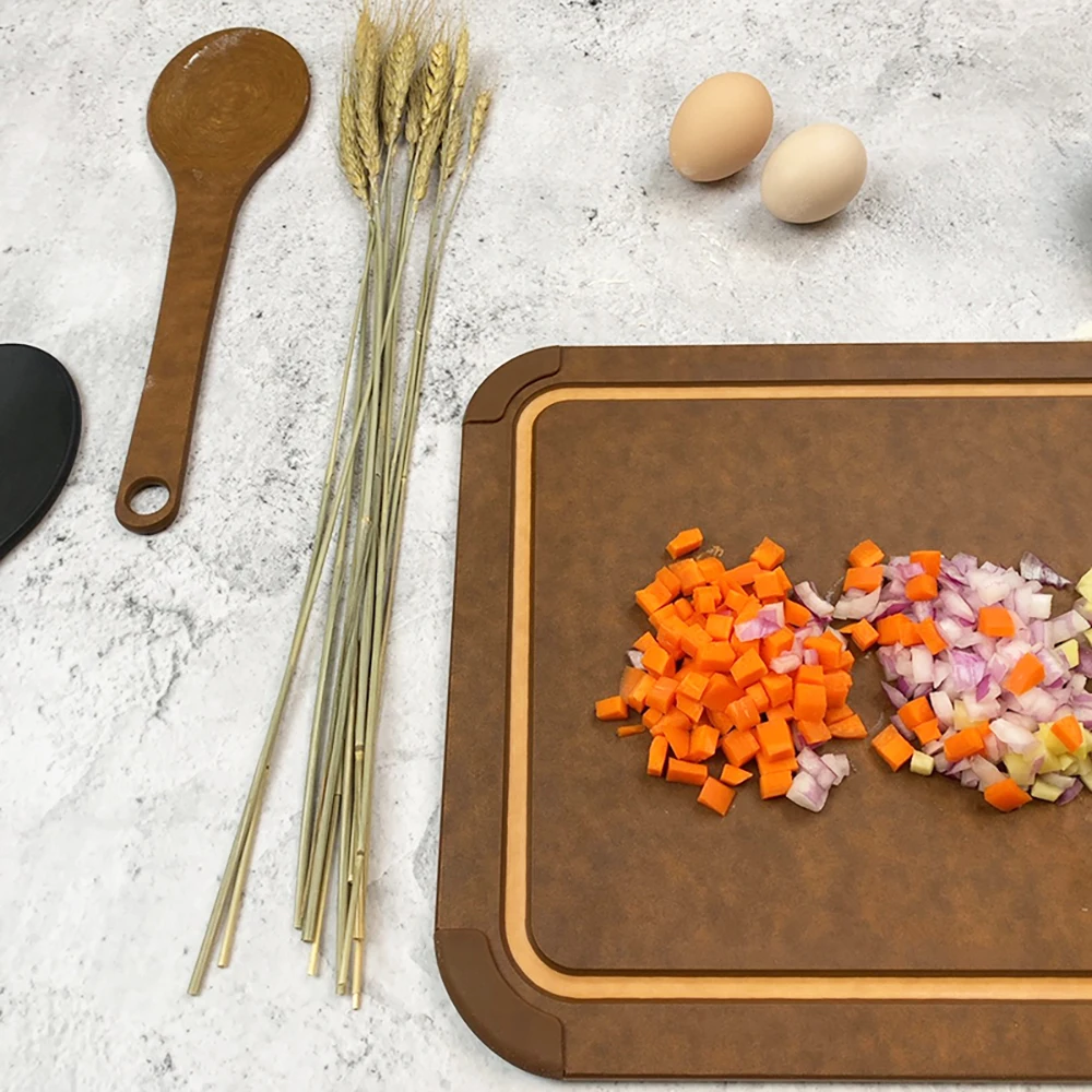 Wood Fiber Cooking Utensil Tools Eco Friendly Kitchen Scoop Advanced  Color Cookware Set customized