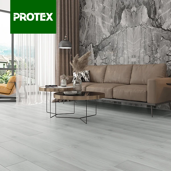 Protex free sample spc material super high gloss waterproof click tiles vinyl flooring