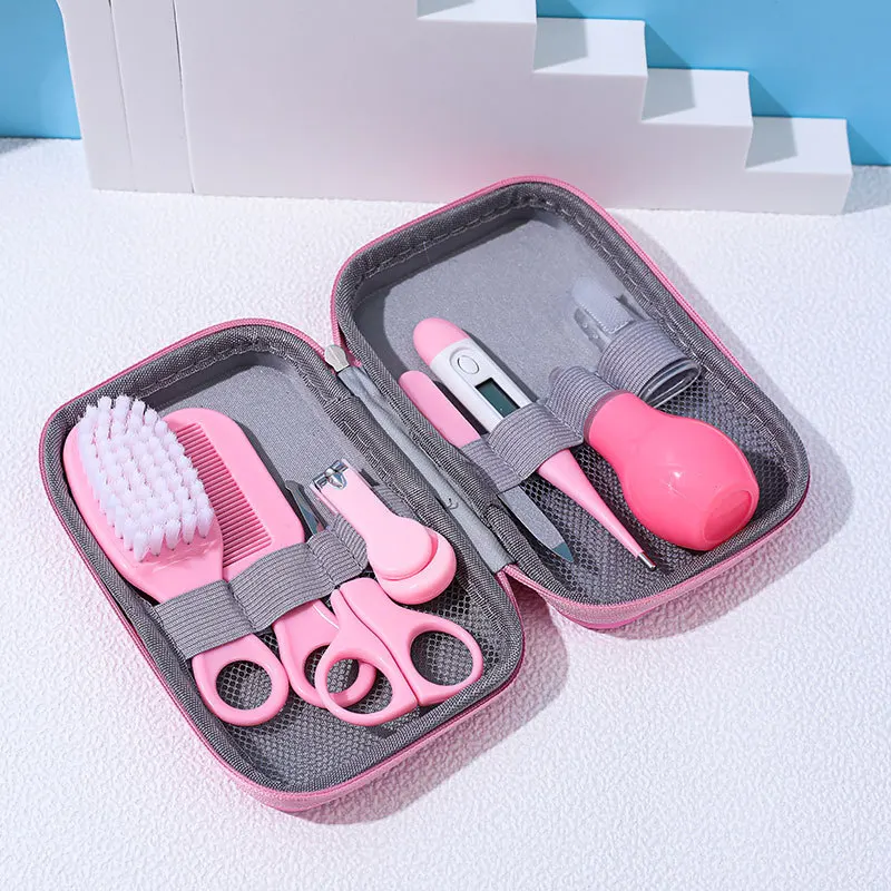 Safety Effective Nail Trimmer Kit Nail Scissors 8pcs Baby Nail Clipper Care Kit for Newborns