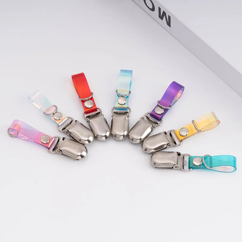 Creative transparent models duckbill keychain luggage accessories clip hang tag