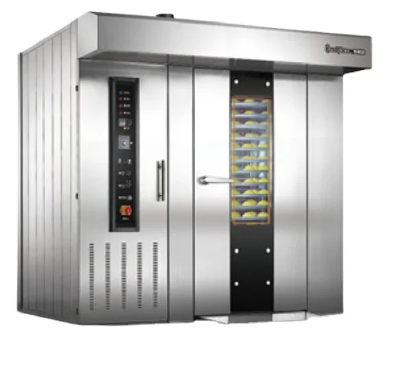 Commercial bakery equipment large gas and electric 32 tray custom cheap wholesale price rotary baking oven